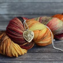 HEART YARN BALL PENDANT