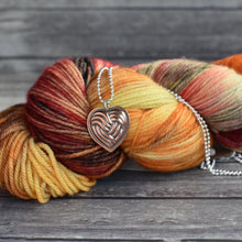 HEART YARN BALL PENDANT