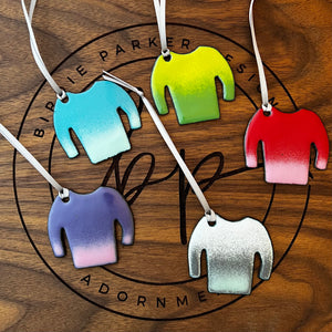 Enamel Fade Sweater Ornaments