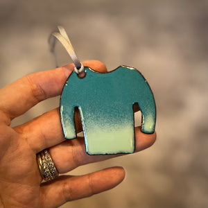 Enamel Fade Sweater Ornaments