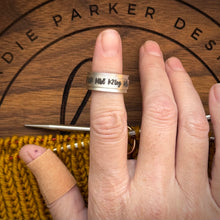 KNIT and CROCHET TERMS SPINNER RING