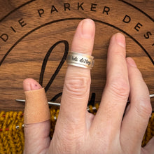KNIT and CROCHET TERMS SPINNER RING