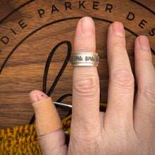 KNIT and CROCHET TERMS SPINNER RING