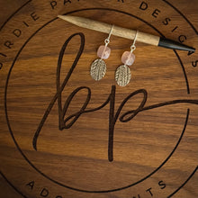 FACETED PINK CHALCEDONY EARRINGS