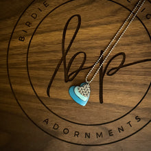TRIPLE HEART ENAMEL PENDANT