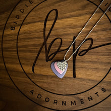 TRIPLE HEART ENAMEL PENDANT