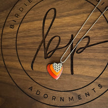 TRIPLE HEART ENAMEL PENDANT