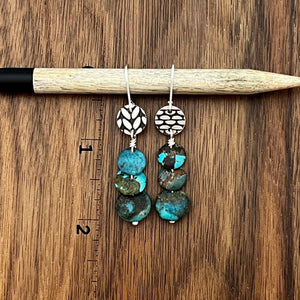 TURQUOISE DROP EARRINGS