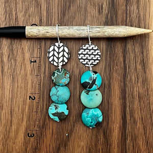 TURQUOISE DROP EARRINGS