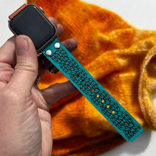 CABLE KNIT LEATHER BANDS FOR APPLE WATCH
