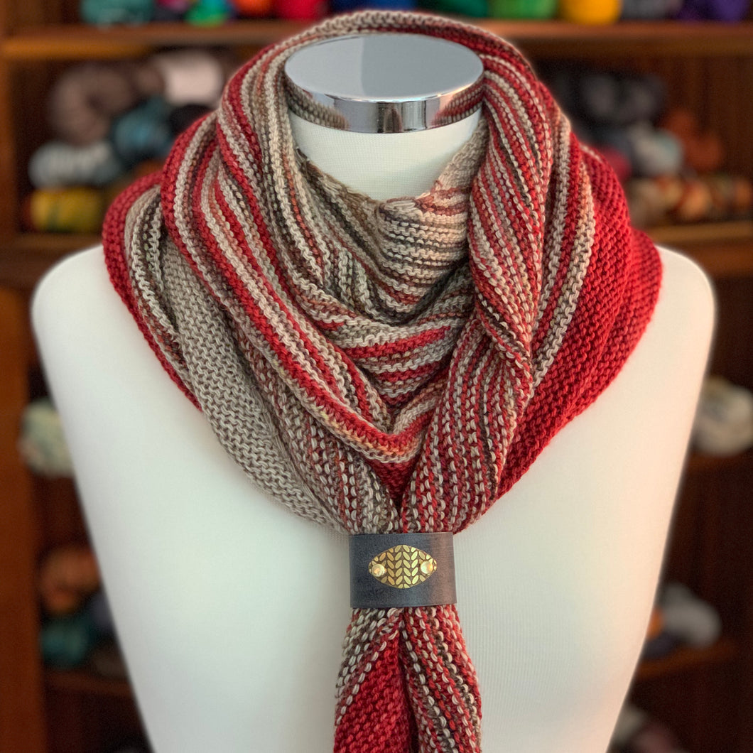 SIERRA LEATHER SHAWL CUFF